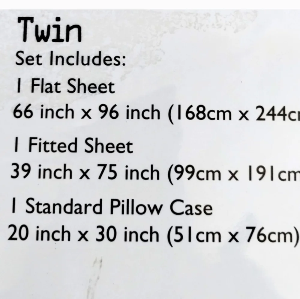 TWIN SHEET SET New YELLOW MICROFIBER Graffiti